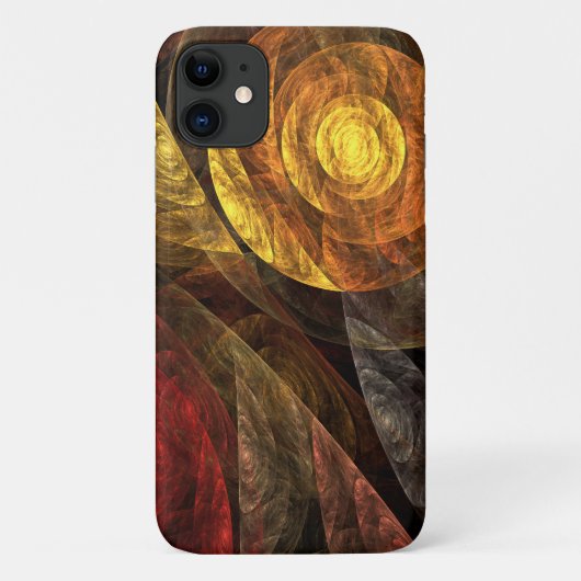 Zonnebloem Bloemen Modern Abstract Kunstpatroon Case-Mate iPhone Case (Achterkant)