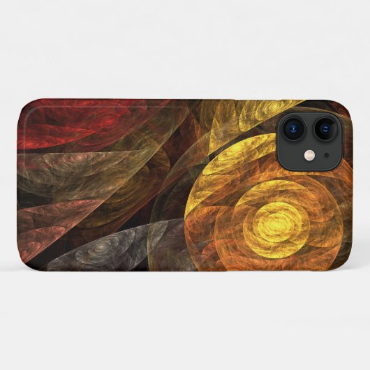 Zonnebloem Bloemen Modern Abstract Kunstpatroon Case-Mate iPhone Case (Achterkant (horizontaal))