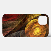 Zonnebloem Bloemen Modern Abstract Kunstpatroon Case-Mate iPhone Case (Achterkant (horizontaal))