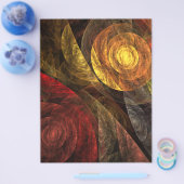 Zonnebloem Bloemen Modern Abstract Kunstpatroon Flyer (Enkel)