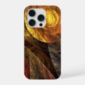Zonnebloem Bloemen Modern Abstract Kunstpatroon iPhone Hoesje (Achterkant)