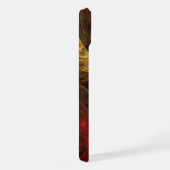 Zonnebloem Bloemen Modern Abstract Kunstpatroon iPhone Hoesje (Rechterkant)