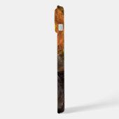 Zonnebloem Bloemen Modern Abstract Kunstpatroon iPhone Hoesje (Linkerkant)