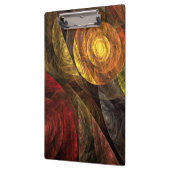 Zonnebloem Bloemen Modern Abstract Kunstpatroon Klembord (Links)