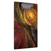 Zonnebloem Bloemen Modern Abstract Kunstpatroon Klembord (Rechts)