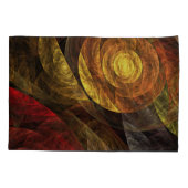 Zonnebloem Bloemen Modern Abstract Kunstpatroon Kussensloop (Achterkant)