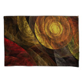 Zonnebloem Bloemen Modern Abstract Kunstpatroon Kussensloop (Voorkant)