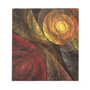 Zonnebloem Bloemen Modern Abstract Kunstpatroon Notitieblok
