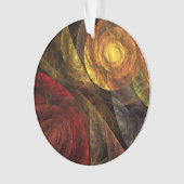 Zonnebloem Bloemen Modern Abstract Kunstpatroon Ornament (voorkant)