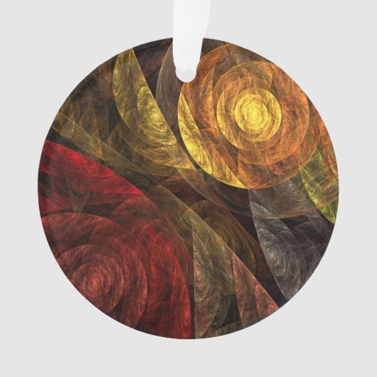 Zonnebloem Bloemen Modern Abstract Kunstpatroon Ornament (voorkant)