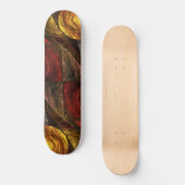 Zonnebloem Bloemen Modern Abstract Kunstpatroon Persoonlijk Skateboard (Voorkant)