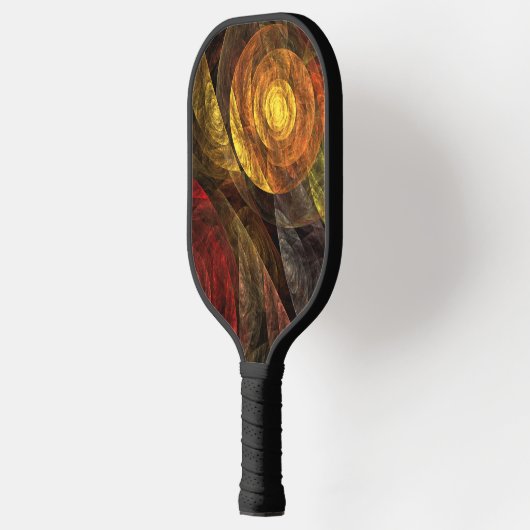 Zonnebloem Bloemen Modern Abstract Kunstpatroon Pickleball Paddle (Links)