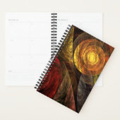 Zonnebloem Bloemen Modern Abstract Kunstpatroon Planner (Display)