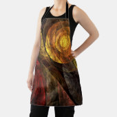 Zonnebloem Bloemen Modern Abstract Kunstpatroon Schort (Insitu)