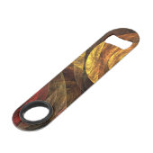 Zonnebloem Bloemen Modern Abstract Kunstpatroon Speed Flessenopener (Voorkant Gekanteld)