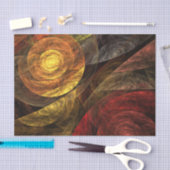 Zonnebloem Bloemen Modern Abstract Kunstpatroon Tissuepapier (Craft)