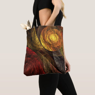Zonnebloem Bloemen Modern Abstract Kunstpatroon Tote Bag