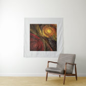 Zonnebloem Bloemen Modern Abstract Kunstpatroon Wandkleed (In situ)