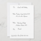 Zonnebloem bloemen papier feest roze & paars kaart (Achterkant)