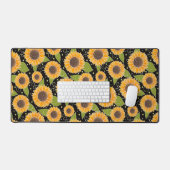 Zonnebloem Bloemen Patroon Leuk Geel Inspirivity Bureaumat (Keyboard & Muis)