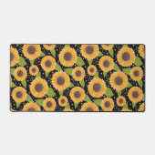 Zonnebloem Bloemen Patroon Leuk Geel Inspirivity Bureaumat (Voorkant)