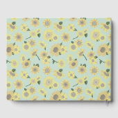 Zonnebloem Bloemen Vakantie Bed Ontbijt Gastenboek (Achterkant)