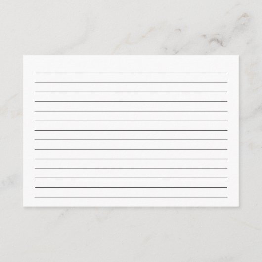 Zonnebloem Bloemen Vrijgezellenfeest Recept Informatiekaartje (Achterkant)