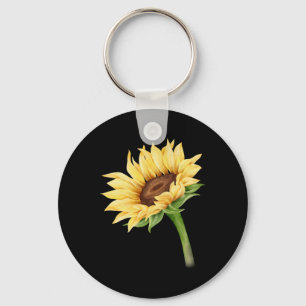 Zonnebloem Bloemen Waterverf Positiviteit Zomer He Sleutelhanger