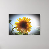 Zonnebloem Bloemengeur Kunst Canvas Afdruk (Voorkant)