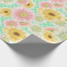 Zonnebloem bloemeninpakpapier