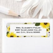 Zonnebloem bloementuin etiket (Insitu)