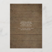 Zonnebloem Bloemige Herfst Pompoen Trouwdetails Informatiekaartje (Achterkant)