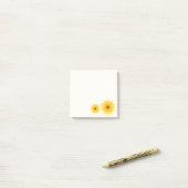 Zonnebloem Bloemige Post-Its Post-it® Notes (Op bureau)