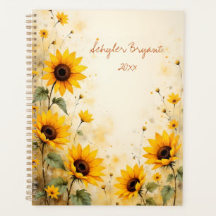 Zonnebloem Bloemrijke Spiraalgebonden Botanische P Planner