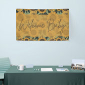 Zonnebloem Bloom Baby shower Banner (Beurs)
