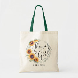 Zonnebloem Bloom | BLOEMENMEISJE Tote Bag