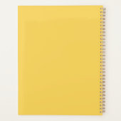 Zonnebloem Bloom Moderne naam Planner (Achterkant)