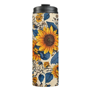 Zonnebloem Bloom Thermische Tumbler – Sip in Sunsh Thermosbeker