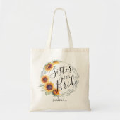 Zonnebloem Bloom | Zuster van de Bride Tote Bag (Voorkant)