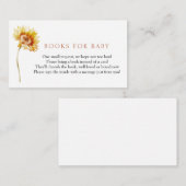 Zonnebloem Boeken voor Baby insert kaart (Voorkant / Achterkant)