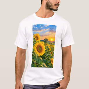 Zonnebloem Boeket Bloemschikking T-shirt