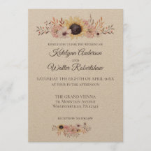 Zonnebloem Boeket Landelijke Stijl Bruiloft