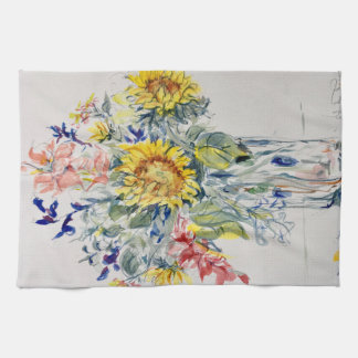 Zonnebloem Boeket Theedoek