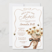 Zonnebloem boeket van de markt Vrijgezellenfeest Kaart (Voorkant)