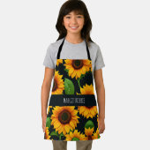 Zonnebloem Boerderij 3D Kleurrijke Patroon Schort (Insitu)