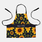 Zonnebloem Boerderij bloemmotief Schort (Voorkant)