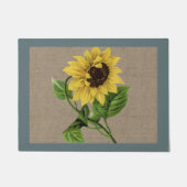  Zonnebloem Boerderij en huisdieren Deurmat (Voorkant)