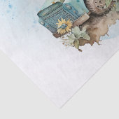 Zonnebloem Boerderij Pickup Truck Tissuepapier (Detail)