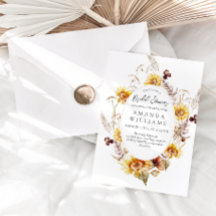 Zonnebloem Boho Wildflower Modern Vrijgezellenfees