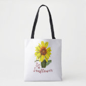 Zonnebloem Boodschappentas Tote Bag (Voorkant)